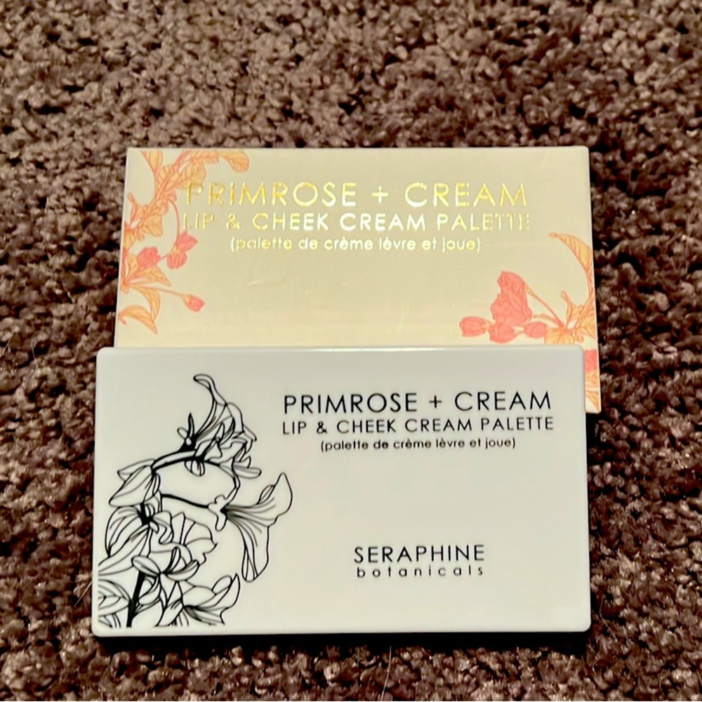 Seraphine Botanicals 
Lip and cheek cream palette